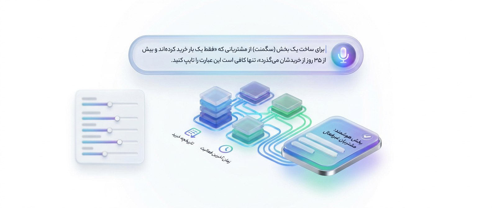 بخش بندی ایمیل برای ارسال به مشتری